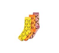 POKEMON Iconic Character Crew Socks, 3 Pack, Unisex, Multi-colour (CR850202POK)