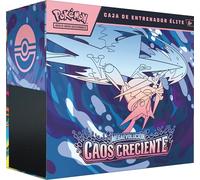Pokémon: Increasing Megaevolution-Caos Elite Trainer Box (1 Promo Card with Expanded Illustration, 9 Upgrade Envelopes and Premium Accessories)