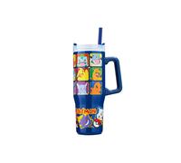 Pokemon Insulated Tumbler 920ml Stainless Steel Water Bottle Straw & Handle in Blue Pokemon Blue