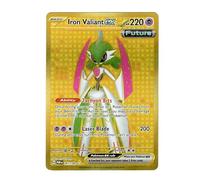 Pokemon - Iron Valiant ex 261/182 - Paradox Rift - Hyper Rare - Gold Foil - Single Card