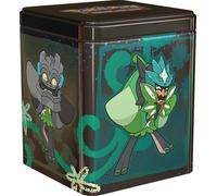 Pokémon: JCC Ogerpon Stackable Tin (3 Upgrade Packs and 2 Sheets with Stickers)