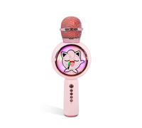 OTL Technologies Pokemon Jiggly Puff Popsing LED Light Up Wireless Karaoke Microphone with Voice Changer Mode - Pink