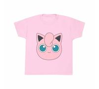 Pokemon Jigglypuff Face T-Shirt in Light Pink | Size: 7-8 Years Pokemon Light Pink 7-8 Years