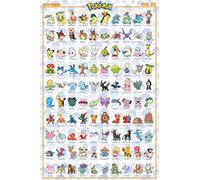 Pokemon Johto Pokemon Maxi Poster, Multi-coloured, Living Room