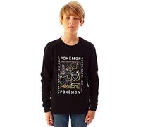 Pokemon Jumper Pikachu Mewtwo Lenticular Boy's Black Kids Gamer Sweatshirt 5-6 Years