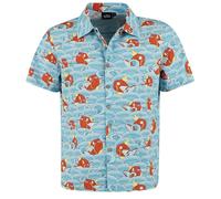 Pokémon Karpador - Hawaii Short-sleeved Shirt blue XXL