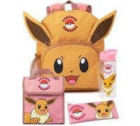 Pokemon Kids 4 Piece Backpack Set (Orange) in Orange Pokemon Orange One Size
