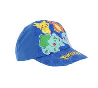 Pokemon Kids Baseball Cap Blue | Children's Character Summer Sun Hat | Lightweight Polyester Cap for Boys & Girls | Adjustable Fit, Approx. Size 4 to 8 Years