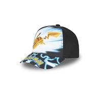 Pokemon Kids Cap Boys Pikachu Athletic Casual Fit Cap, black, 6 5/8