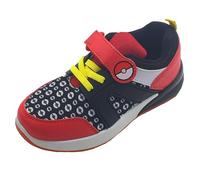 Pokémon Kids Light-Up Trainers - Official Character Shoes with Flashing Lights & Rip Tape Fastening, Red & Black, Infant & Junior Sizes UK 2