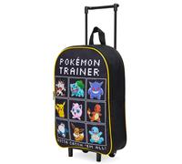 Pokemon Kids Trolley Cabin Bag Suitcase Luggage Big Grid Print