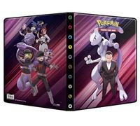 Pokémon KP10: Eternal Rivals - 9-Pocket Portfolio | Space for 126-252 Cards | Official Album in Crimson & Purple Design | With Heartforcards Shipping Protection