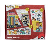 Pokemon Large Art Set Colouring Set | Boys Gifts | Girls Gifts | Pokemon Stationary Set | School Supplies | Pokemon Art Set | Gifts for Boys and Girls | Pencil Set