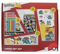 Pokemon Large Art Set | Kids Stationery & Colouring Kit | Art Supplies & Gifts | Pokemon Stationery & Gifts