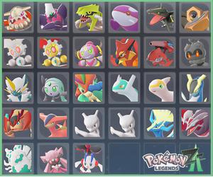 Pokemon Legends Z-A | ZA | Z A ✨ ALL 27 SHINY LEGENDARY POKEMON✨BATTLE READY