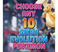 Pokemon Legends Z-A | ZA | Z A ✨ CHOOSE ANY 10 SHINY MEGA POKEMON ✨ BATTLE READY