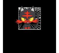 Pokemon Litten Men's T-Shirt - Black - S