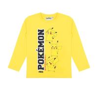 Pokemon Long Sleeve Shirt in Various Designs, yellow, 140