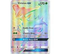 Pokemon Lost Thunder Virizion GX 217/214 Secret Rare