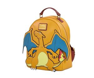 Pokémon Loungefly Glurak Mini Backpack, Multi-Colour, Fan Merch, Loungefly, Nintendo, TV Series