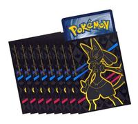 Pokemon - Lucario Card Sleeves - Deck Protectors - x65 - Crown Zenith