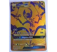 Pokemon Lunala GX SM103A Gold Full Art Promo Card SM Hidden Fates