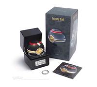 The Wand Company Original Poké Ball Authentic Replica - Realistic, Electronic, Die-Cast Poké Ball with Display Case Light Features - Officially Licensed by Pokémon