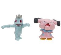Pokemon Machollo & Snubbull Figures - 5 cm Pokémon Combat Figures - New 2023 - Officially Licensed Pokemon Toy