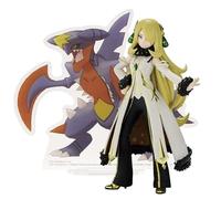 Pokémon Masters EX Panel Spectacle Cynthia & Mega Garchomp Figure Prize Figure