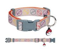 Pokémon Medium Pet Collar - Peaceful Nature Poké Balls Pet Collar (Medium) - Official Jazwares Pets Apparel