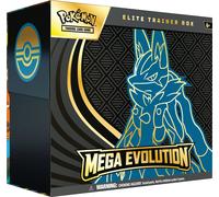 Pokémon TCG: Mega Evolution Elite Trainer Box - Lucario (1 Full-Art Promo Card, 9 Booster Packs & Premium Accessories)