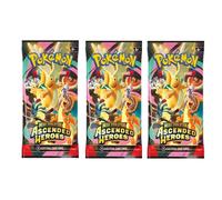 Pokemon Mega Evolution Ascended Heroes Elite Booster - 3 Pack Pokemon Multicolor 3 Pack