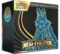 Pokémon : Mega Evolution Elite Trainer Set - Pokémon TCG Lucario (1 Fully Illustrated Promo Card, 9 Booster Packs and Premium Game Accessories)