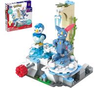 Pokémon MEGA Piplup Sneasel Snow Play Motion Brick Blocks Set 183 Pcs NEW Japan
