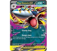 Pokemon - Mega Sharpedo ex - 061/094 - ME02: Phantasmal Flames (PFL) - Double Rare - Single Card