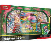 Pokémon: Mega Venusaur-ex Premium Collection by GCC Pokémon (one Holographic Promo Card, One Giant Lenticular Promo Card and Eight Expansion Envelopes)