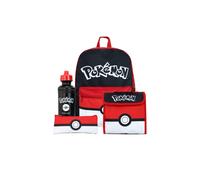 Pokemon Men's 4 Piece Backpack Set in Black Pokemon Black One Size