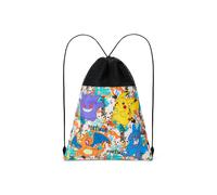 Pokemon Men's Black Graffiti Swim Bag Pokemon Multicolor