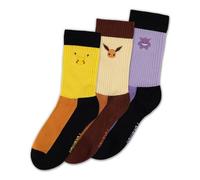 Pokémon Men's Multicolour Socks, multi-coloured, 22