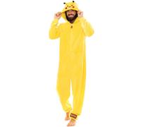 Pokemon Mens Onesie Pikachu Yellow Medium