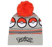Pokemon Men's Pokeball Acrylic Beanie in Grey Pokemon Grey One Size
