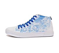 Pokemon Men's Pokémon Totodile Blue Manga Panel High Top Trainers in White | Size: 8 Pokemon White 8