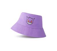 Pokemon Mens Purple Gengar Bucket Hat (One Size)