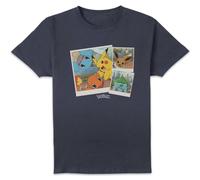 Pokemon Men's Walking Along The Waterfront T-Shirt - Navy | Size: XL Pokemon Navy XL