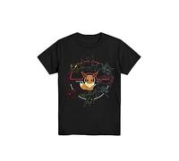 Pokémon Mono Eeveeloutions Eevee Boys T-Shirt, Black, L