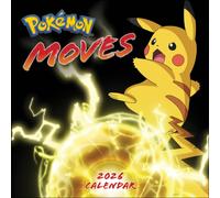 Pokemon Moves 2026 Wall Calendar