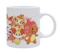 Pokemon Mug 320ml Fire Starters White Subli Box Ceramic Mug ABYSTYLE