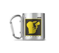 Pokémon Mug with carabiner - Pikachu Cup silver coloured Onesize