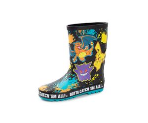 Pokemon Multicoloured Gotta Catch 'Em All Wellington Boots without Handles Boys