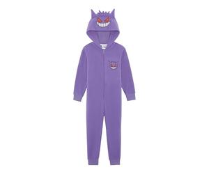 Pokémon Official Boys or Girls Hooded Onesie, Pikachu, Charmander, Gengar, Eevee, Snorlax, Squirtle, Age 3-12 Years